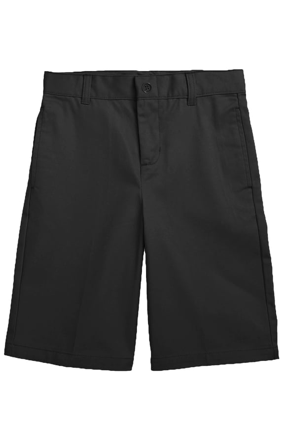 Boys Flat Front Twill Chino Shorts (Big Boys, Little Boys)