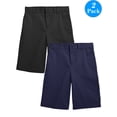 thumbnail image 1 of Boys Flat Front Twill Chino Shorts (Big Boys, Little Boys), 1 of 4