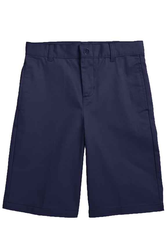 Boys Flat Front Twill Chino Shorts (Big Boys)