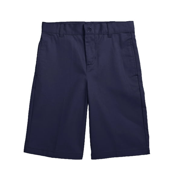 Boys Flat Front Twill Chino Shorts (Little Boys)