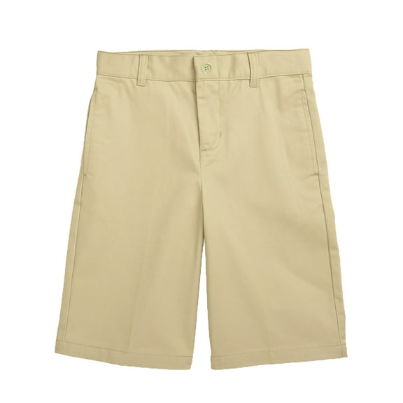 Boys Flat Front Twill Chino Shorts (Little Boys)