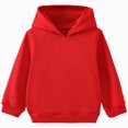 thumbnail image 1 of Boys' Fleece Hooded Sweatshirt Kids Long Sleeve Pullover Hoodies with Pocket for 6-12 Months 12-24 Months 2T 3T 4T 5T 6T 7T 8T 9T Children 7-8 Years, 1 of 8
