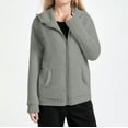 thumbnail image 1 of Boys Fleece Jacket Zip Up Long Sleeve Fuzzy Jacket Cute Hooded Girls 5-6 Years Fall Clothes, 1 of 4