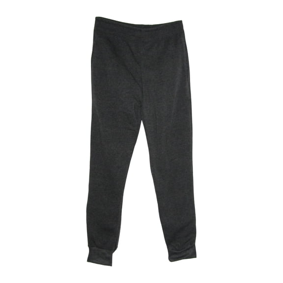 Boys Fleece Lined Jogger Sweat Pants Running Active Sports 2 Side Pockets (L-14/16, Charcoal)