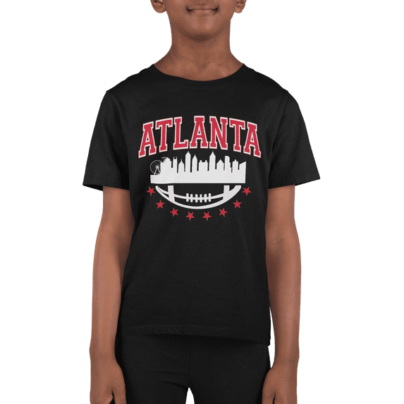 Boys Football T-Shirt Sports Fan Gear Short Sleeve Printed Designs