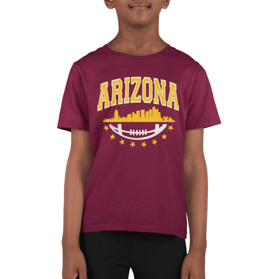 Boys Football T-Shirt Sports Fan Gear Short Sleeve Printed Designs