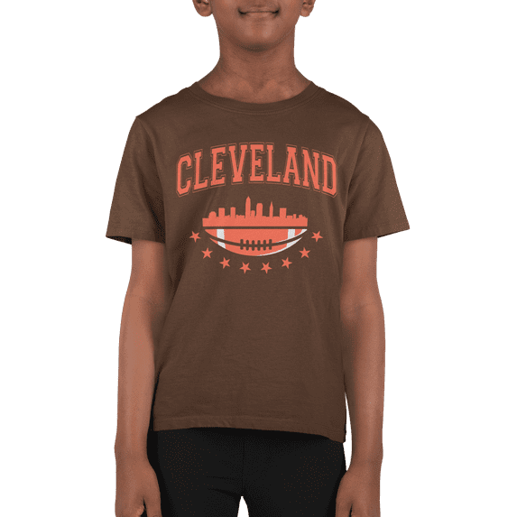 Boys Football T-Shirt Sports Fan Gear Short Sleeve Printed Designs