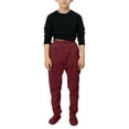 thumbnail image 1 of Boys Footed Sweatpants with Sherpa Fleece Lined Feet, Extremely Soft and Warm Footing, 1 of 9