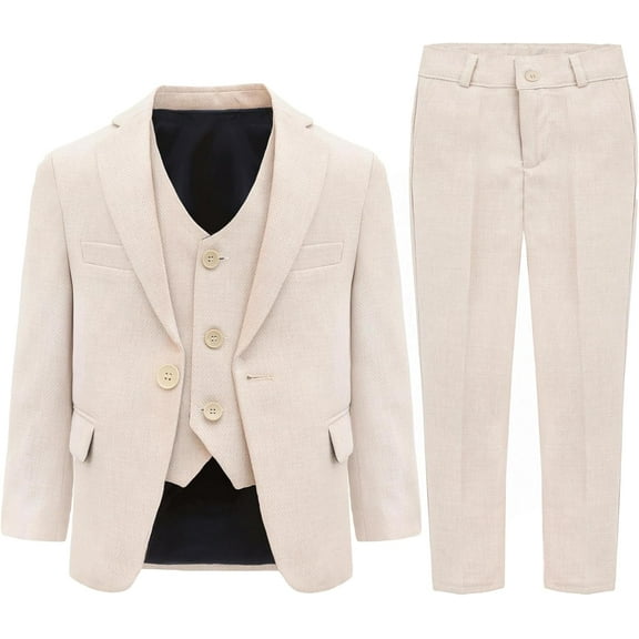 Boys Formal Suit 5 Piece Outfit Dresswear Suit Set