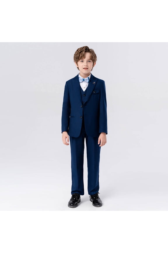 Boys Formal Suit Dress Set Stylish Outfits for Elegant Attire for Boys Comfortable Kids Clothing Set for Parties and Events