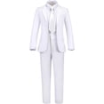 thumbnail image 1 of Boys Formal Suit Set 4 Pieces Kids Tuxedo Ring Bearer Outfit, 1 of 13