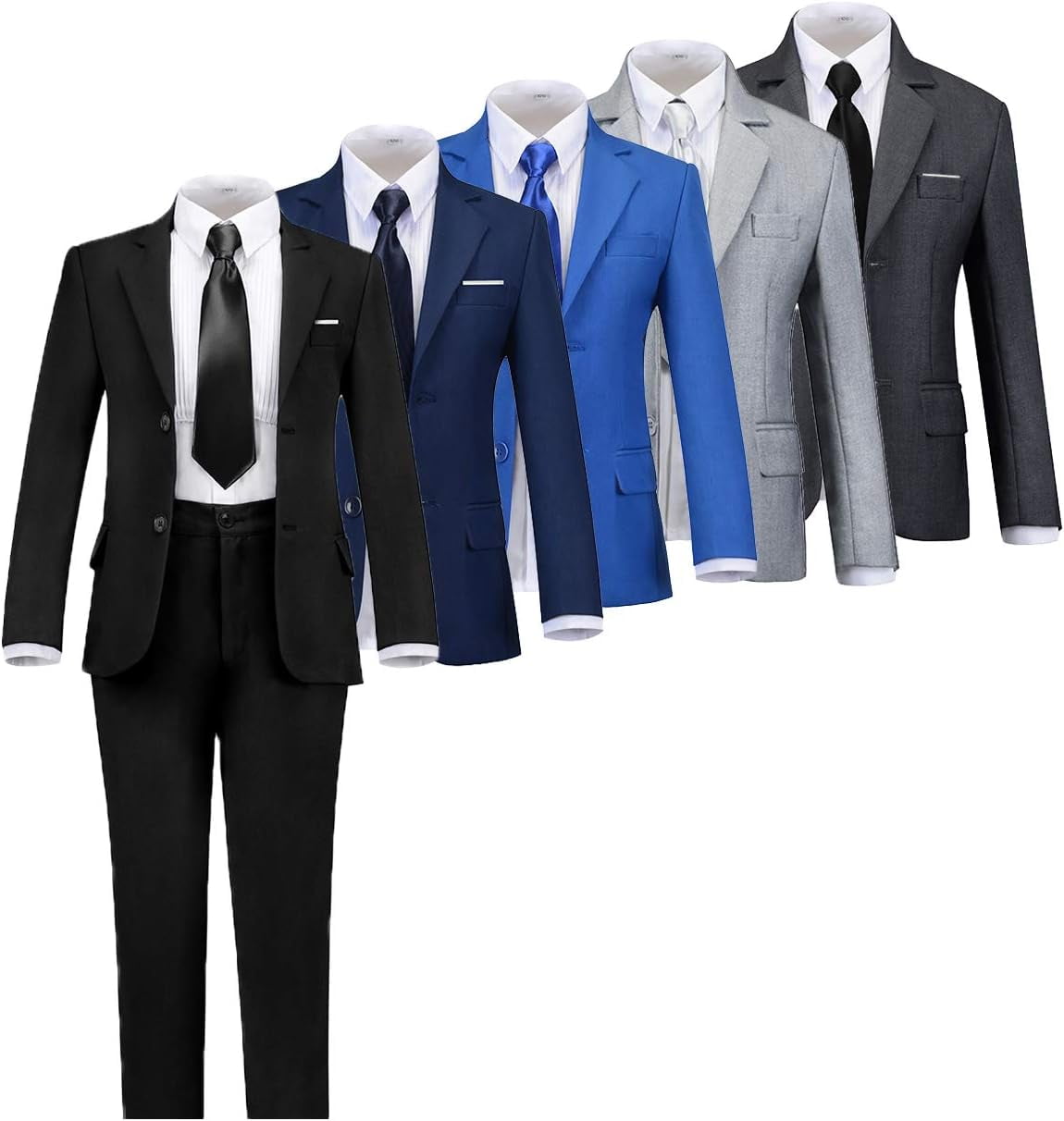 Boys Premium Navy or Ivory Shawl Tuxedo - Ring Bearer Outfit, Toddlers