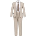 thumbnail image 1 of Boys Formal Suit Set 4 Pieces Kids Tuxedo Ring Bearer Outfit, 1 of 7