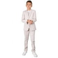 thumbnail image 1 of Boys Formal Suit Two Button Notch Lapel Tan Suit, 1 of 5