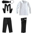 thumbnail image 1 of Boys Formal Suspenders Suits Set, 1 of 5