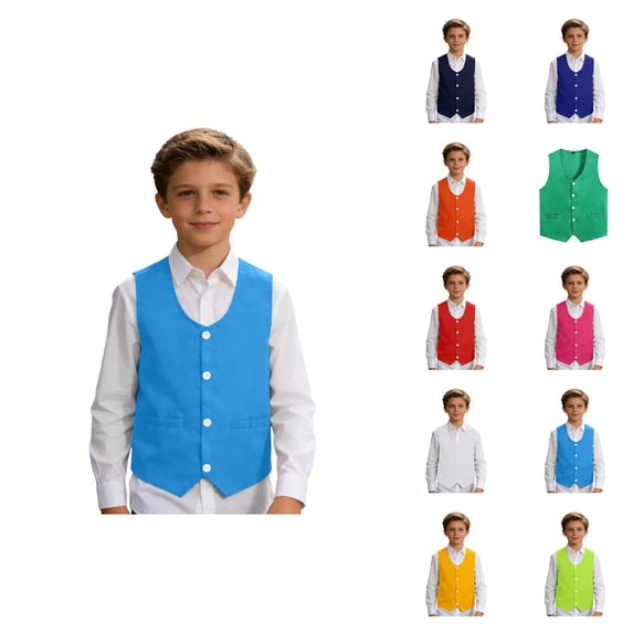 Boys Formal Vest For Kids And Elegant Speech Performance Boy Party Jacket