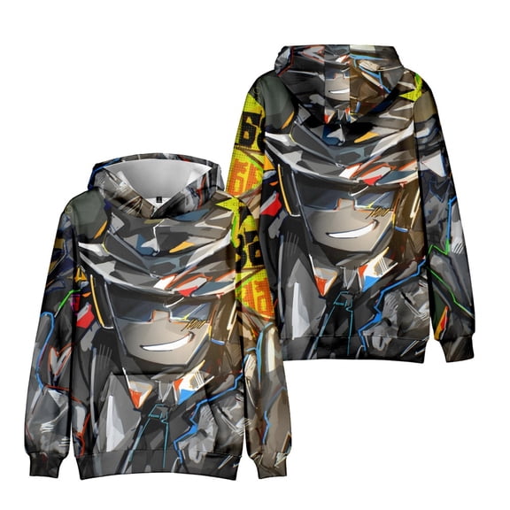 Boys Forsaken Chance 3D Figure Hoodie Kids Forsaken Chance Character Group Hoody