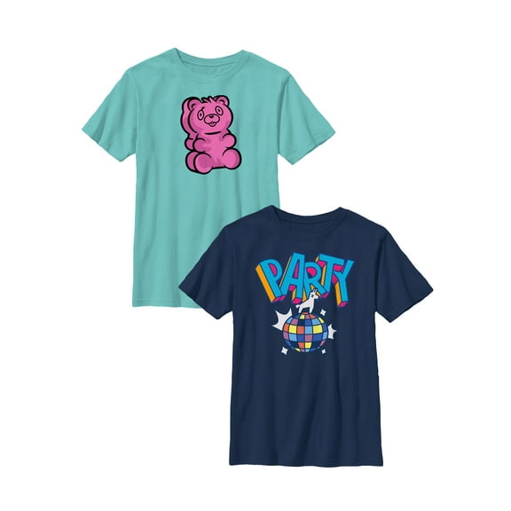 Boys Fortnite Gummy CTL Llama Party, 2 Pack Tee, Size M-2XL