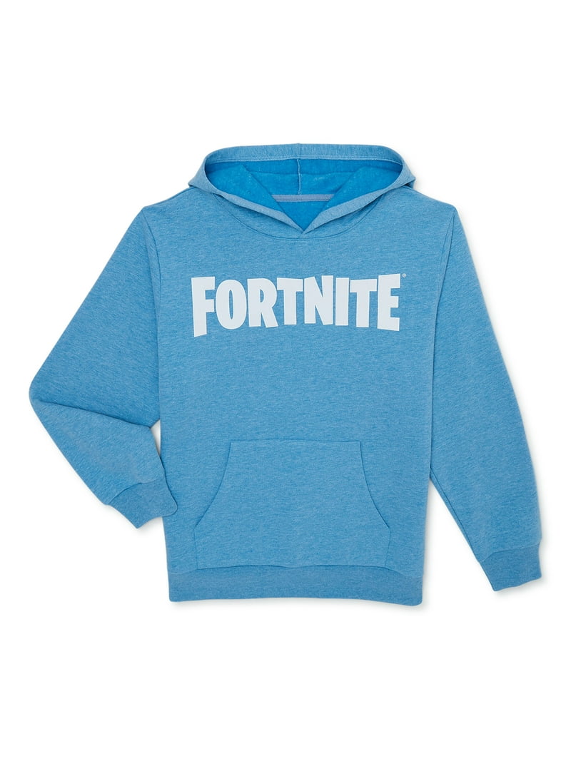 Boys Fortnite Logo Hoodie Pull Over, Sizes 8-18