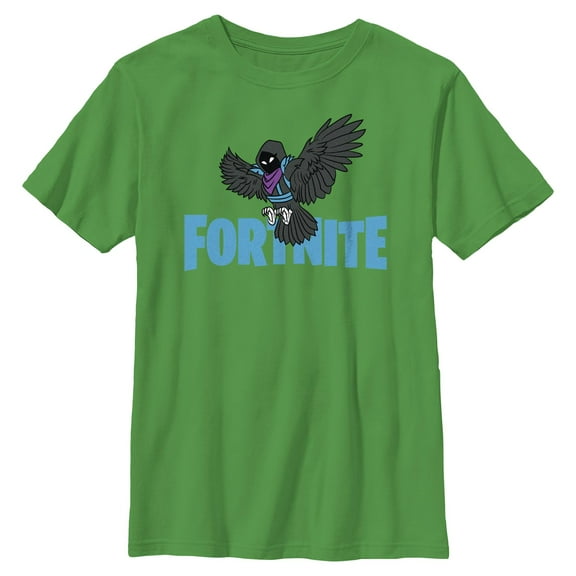 Boys Fortnite Raven Logo T Shirt
