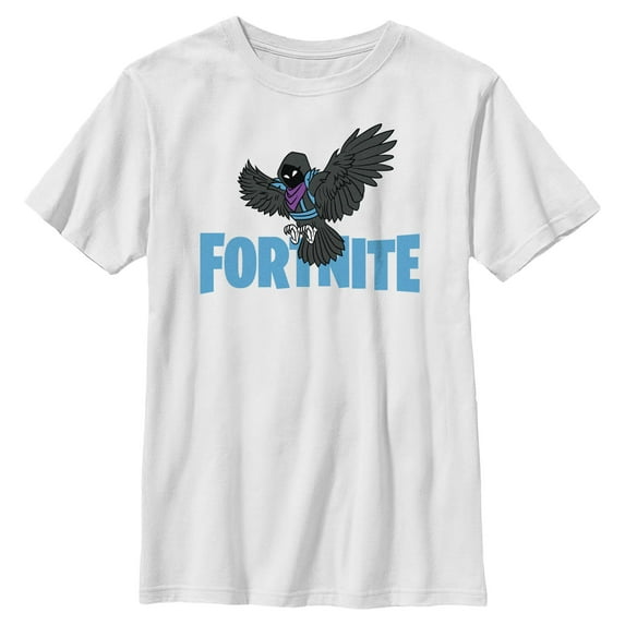 Boys Fortnite Raven Logo T Shirt