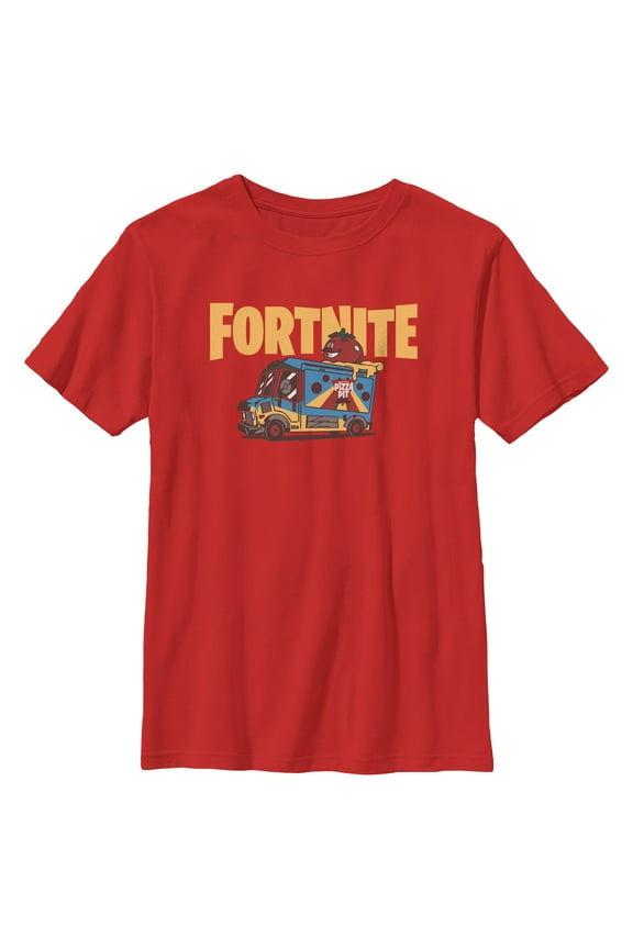 Boys Fortnite Uncle Pete's Pizza Pit T Shirt