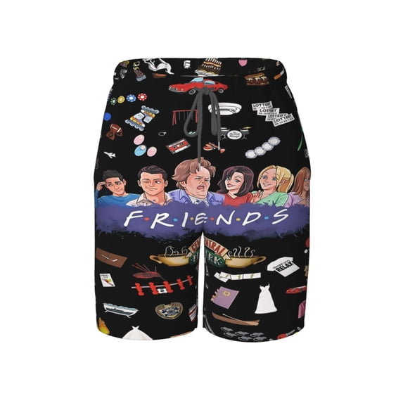 Boys Frien-d-s TV Show Beach Shorts Swim Trunks Quick Dry Pool Suit ...