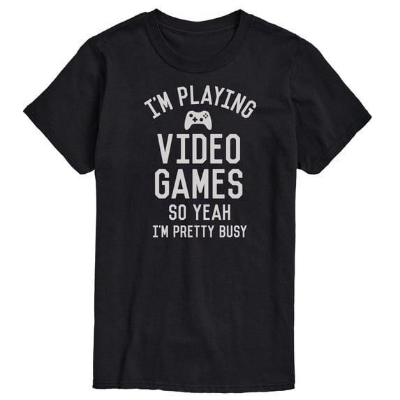 Boys' Funny Busy Video Gamer Graphic T-Shirt