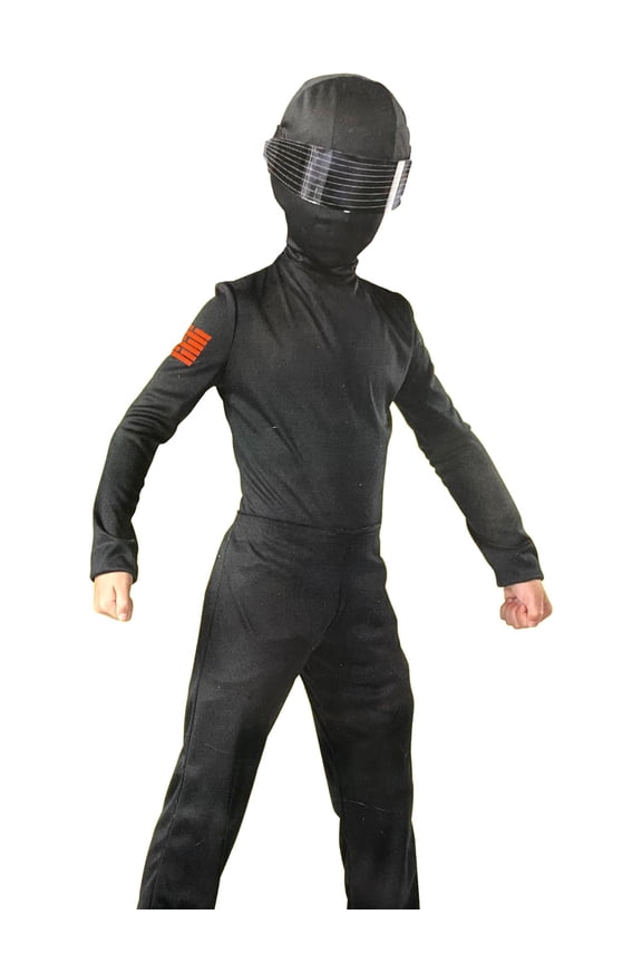 Boys GI Joe Snake Eyes Rise Of The Cobra Halloween Costume & Mask S (4-6)