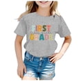 thumbnail image 1 of Boys & Girls 100th Day Tshirt Graphic Printed Short Sleeved Round Neck T Shirt Kids Child Happy 100 Days T-Shirt Kids Tshirts 4T, 1 of 3