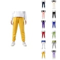 thumbnail image 1 of Boys Girls Active Pants Jogger Sweatpants With Pockets Kids Trousers Casual Solid Pants, 1 of 4