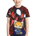 thumbnail image 1 of Boys Girls Aggretsuko Shirt Graphic T-Shirt Crewneck Short Sleeve 3d Colorful Tops Tees, 1 of 7