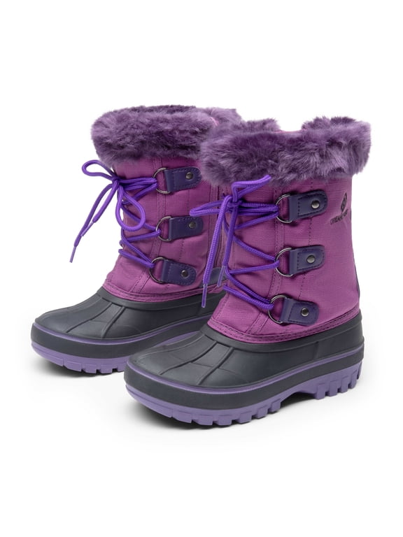 Boys & Girls Ankle Winter Waterproof Snow Boots Forester
