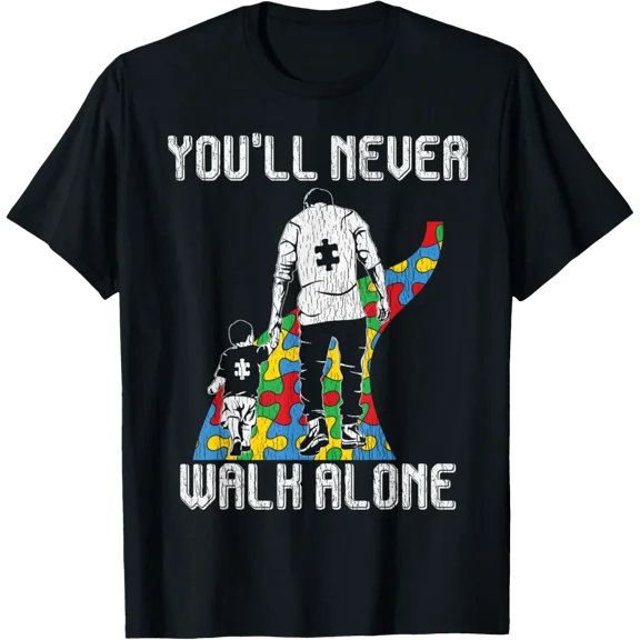 Boys Girls Autism Awareness Crew Neck T-Shirt Kids 100% Cotton Comfort Fit Tee