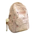thumbnail image 1 of Boys Girls Backpack with Round Zip Pendant Bookbag for Kids Lightweight Women School Bag for High School College Everyday Use, 1 of 2