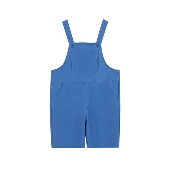 Boys Girls Baggy Overalls Kid Adjustable Strap Short Dungarees Cute Baggy Wide Leg Jumpsuit School Romper Wear Y2k Streetwear