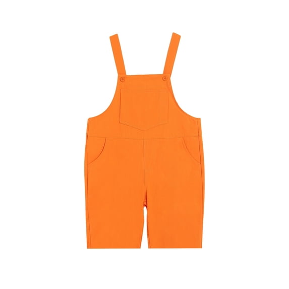 Boys Girls Baggy Overalls Kid Adjustable Strap Short Dungarees Cute Baggy Wide Leg Jumpsuit School Romper Wear Y2k Streetwear