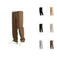 thumbnail image 1 of Boys Girls Baggy Sweatpants 2025 Trendy Drawstring Elastic Waist Straight Leg Loose Fit Sweat Pants with Pockets, 1 of 4