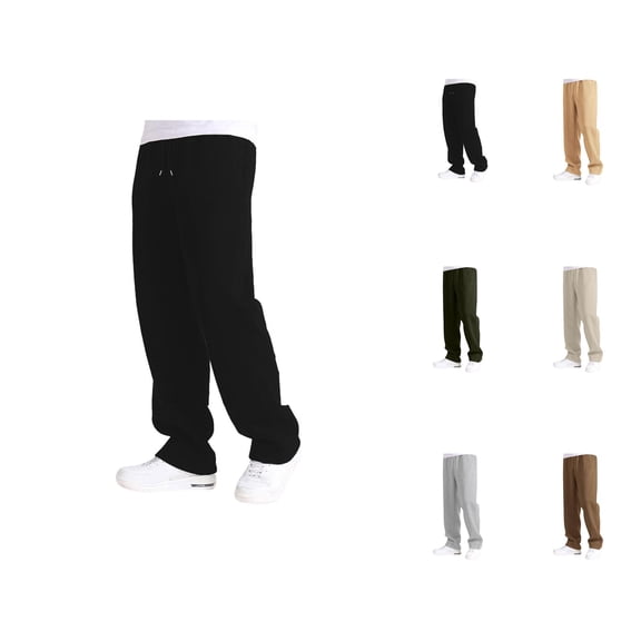 Boys Girls Baggy Sweatpants 2025 Trendy Drawstring Elastic Waist Straight Leg Loose Fit Sweat Pants with Pockets
