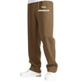 thumbnail image 1 of Boys Girls Baggy Sweatpants - Lightweight Straight Leg Athletic Pants with Pockets & Bow Knot, Comfortable Casual Sportswear for Kids 4-13 Years(Brown,8-9Years), 1 of 4