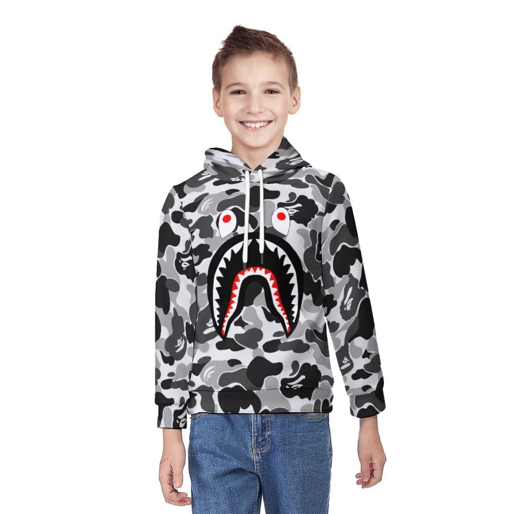 Boys bape hoodie hotsell