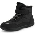 thumbnail image 1 of Boys Girls Barefoot Winter Boots with Wide Toe Box Slip Resistant Waterproof Zero Drop Sole Minimalist Ankle Winter Snow Boots for Toddler/Little Kids/Big Kids, 1 of 7