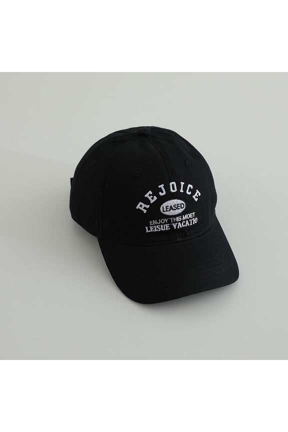 Boys & Girls Baseball Cap, Adjustable Back Closure for Boys & Girls, Casual Sun Hat for Outdoor Play, Sports, or Everyday Wear. Black 1PC