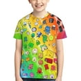 thumbnail image 1 of Boys Girls Battle for Dream Island Bfdi 3D Graphic T-Shirts Short Sleeve Tees Shirt for Kids, 1 of 7