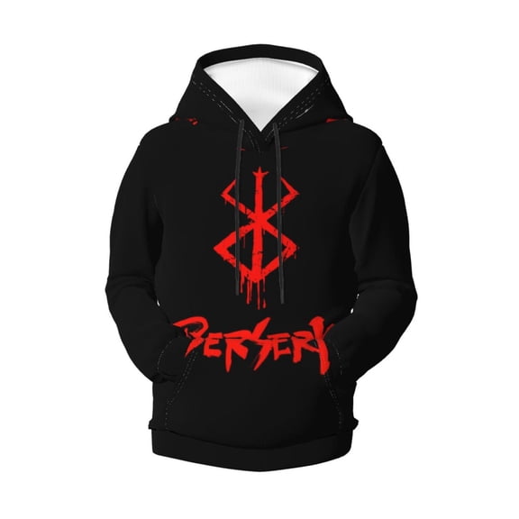 Boys Girls Berserk Pullover Hoodies 3D Print Novelty Colorful Kids Hoodie Sweatshirts with Pocket