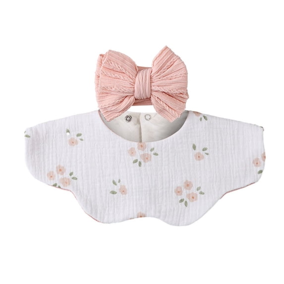 Boys Girls Bib Burp Cloth Headband Toddlers Clothes