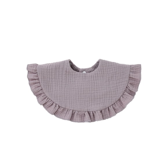 Boys Girls Bib Delicate Lace Detailing Gentle Water Absorbent Cloth Toddlers Bib Clothes