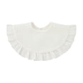 thumbnail image 1 of Boys Girls Bib Delicate Lace Detailing Gentle Water Absorbent Cloth Toddlers Bib Clothes, 1 of 4