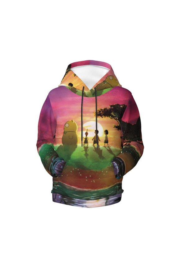 Boys Girls Bob's Burgers Hoodie 3D Printed Cartoon Anime Long Sleeve Hooded Pullover Sweatshirt with Pocket For Teens