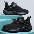 thumbnail image 1 of Boys Girls Breathable Mesh Sneakers for Daily Casual Campus Outdoor Play Lightweight Soft Sole Kids Walking Shoes—Comfortable Everyday Footwear for 5-13 Years, 1 of 4